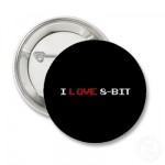 I Love 8-bit Button